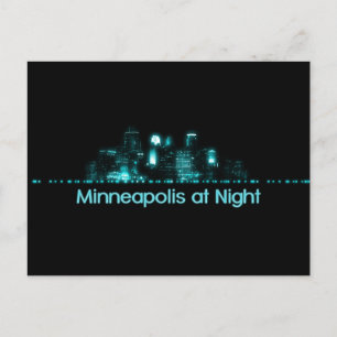 Minneapolis Skyline Vykort