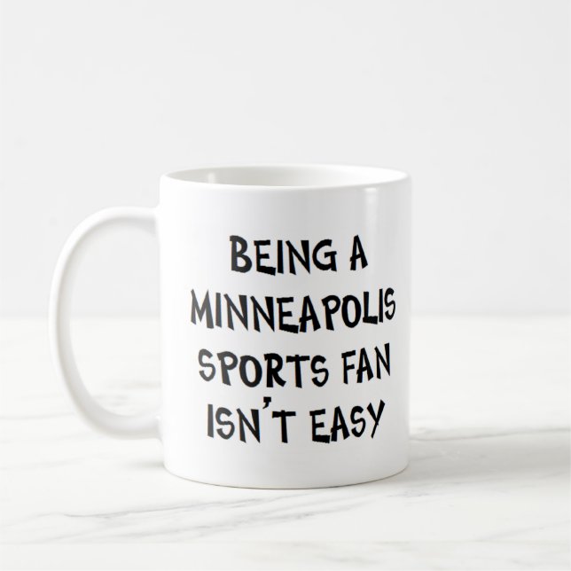 Minneapolis sport fan, att vara kaffemugg (Vänster)