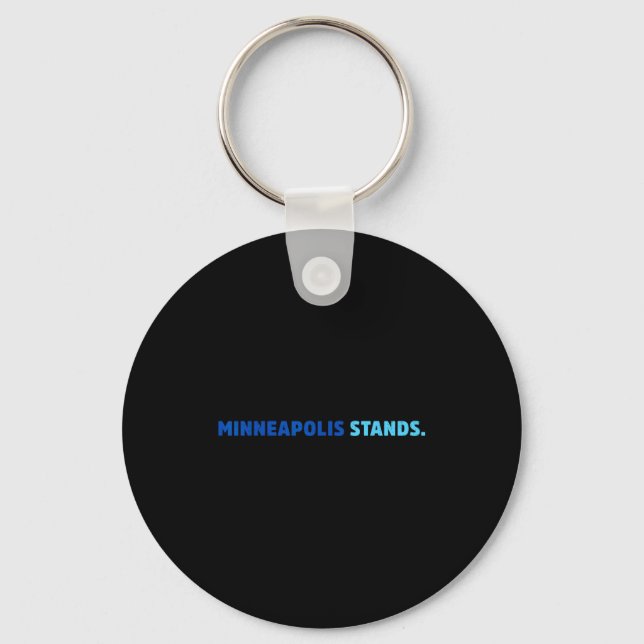 Minneapolis står minnesota rebel ny statsflagga  nyckelring (Framsida)