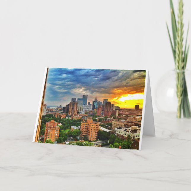 Minneapolis storm kort (Framsida)