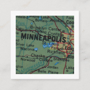 Minneapolis Vi har flyttat Nytt adress kort