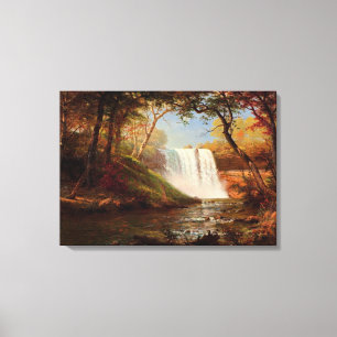 Minnehaha Falls, bra konst av Albert Bierstadt Canvastryck