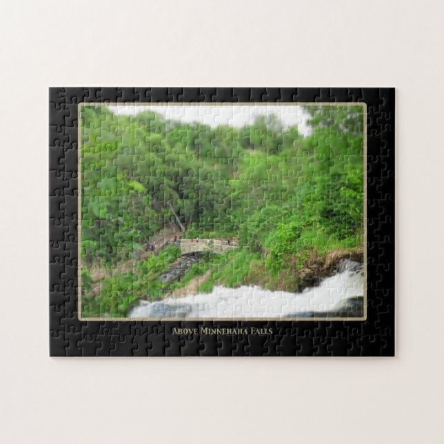 Minnehaha Falls Jigszawa Puzzles Pussel (Horisontell)