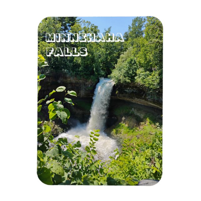 Minnehaha Falls, Minnehaha Park, Minneapolis, MN Magnet (Vertikal)