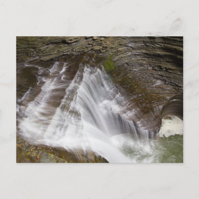 Minnehaha Falls, Watkins Glen State Park, New York Vykort (Framsida)