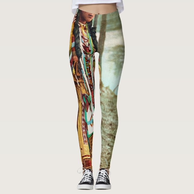 Minnehaha - Native American Hiawatha 1904 Leggings (Framsida)