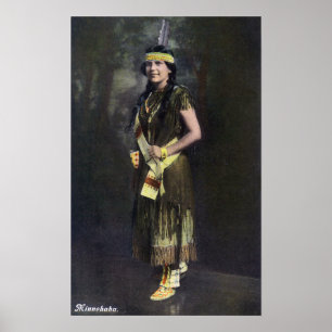 Minnehaha porträtt poster