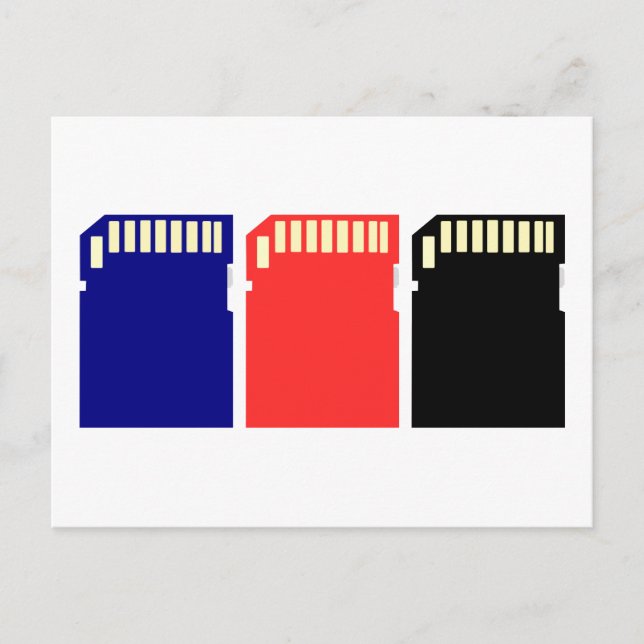 Minnekort - SD-minneskort Vykort (Framsida)