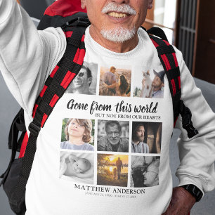 Minneminnesminne för fotosamling i Contribute-fami Lång Ärmad Tröja