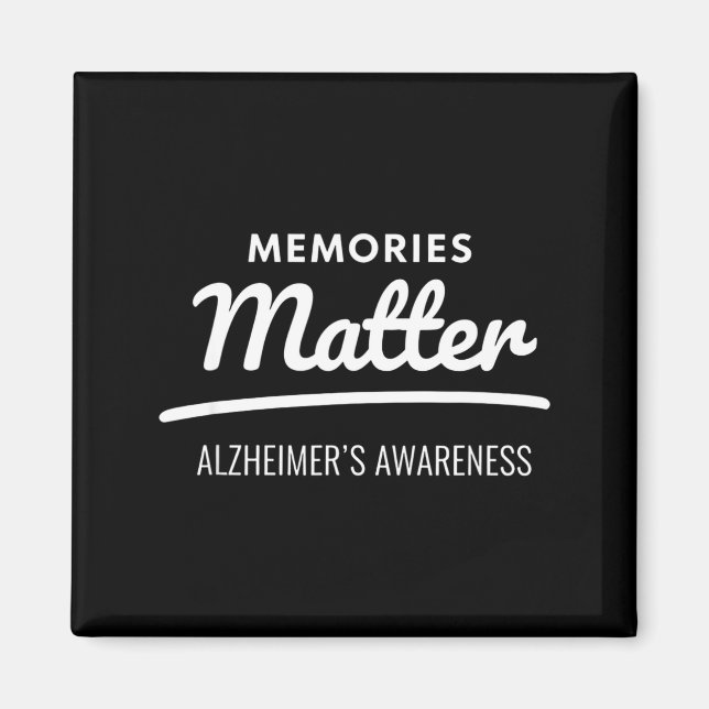 Minnen alzheimers medvetenhet  magnet (Framsidan)