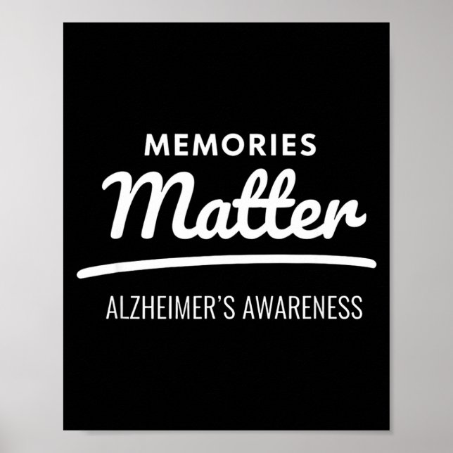 Minnen alzheimers medvetenhet  poster (Framsidan)