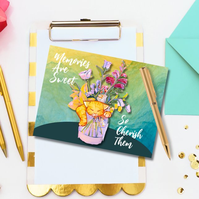 Minnen Är Söta Så Skatta Dem Vykort (Skapare uppladdad)