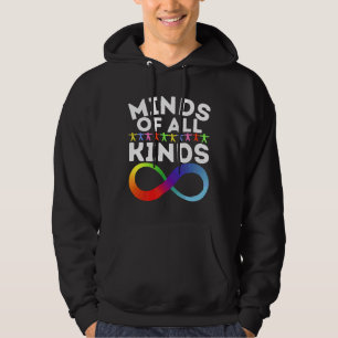 Minnen av alla typer av autismmedvetande firar hoodie