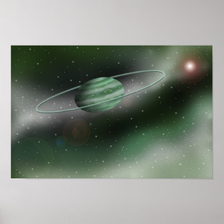Minnen av den smaragdgröna planeten poster