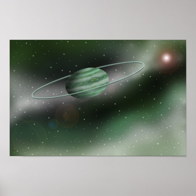 Minnen av den smaragdgröna planeten poster (Framsidan)