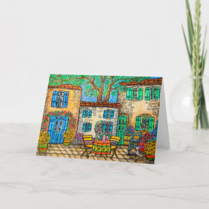 Minnen av Provence Greeting Card av Lisa Lorenz Tack Kort