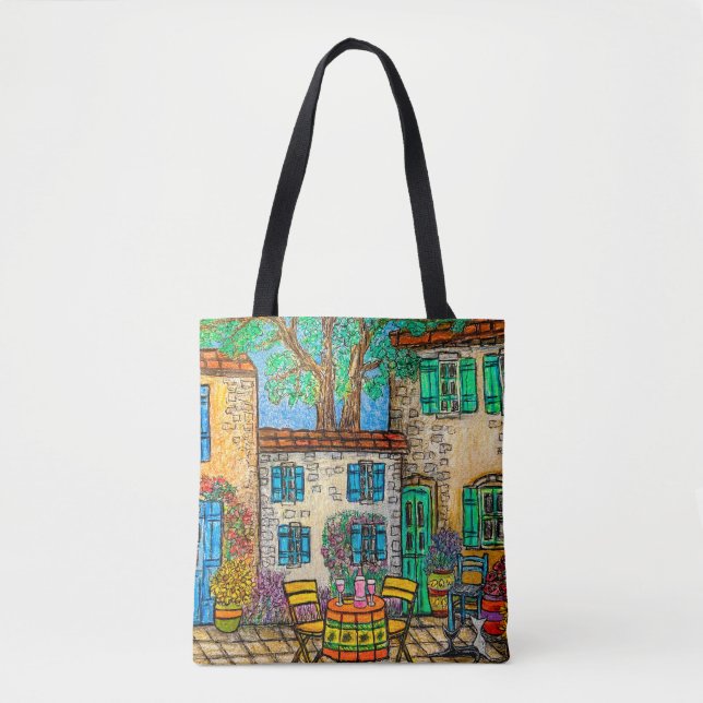 Minnen av Provence Tote Bag Tygkasse (Framsida)