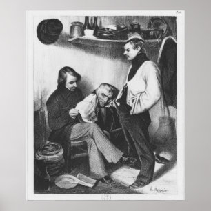 Minnen av Sainte-Pelagieillustration Poster