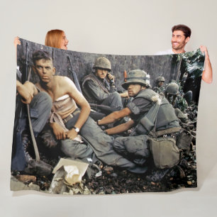MINNEN av VIETNAM Fleecefilt