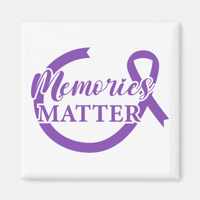 Minnen betyder något, Stoppa Alzheimers Magnet (Framsidan)