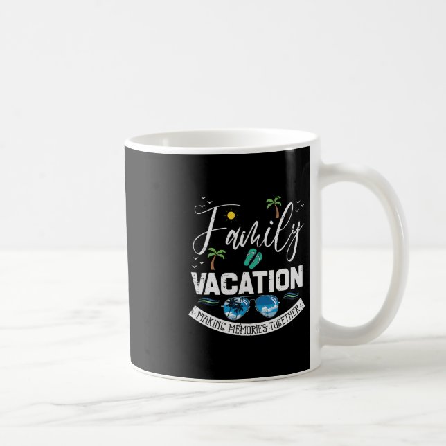 Minnen från familjesemester tillsammans Matcha män Kaffemugg (Höger)