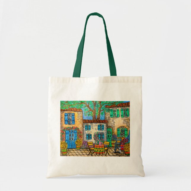 Minnen från Provence Tote Bag av Lisa Lorenz Tygkasse (Framsidan)