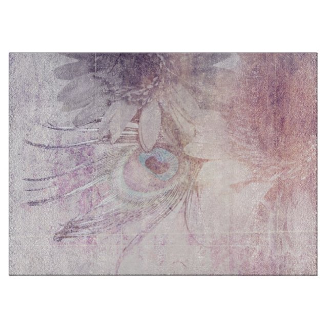 Minnen: Gerbera Flower + Peacock Feather (Framsidan)