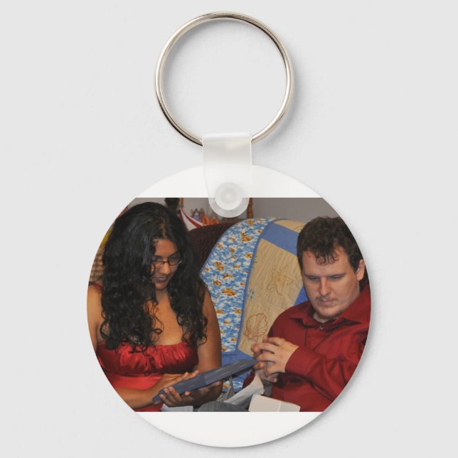 Minnen i den senaste livscykelkedjan nyckelring (Framsida)