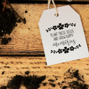 Minnen i folkblommor Växtfrön Grow Lycklig Stämpel