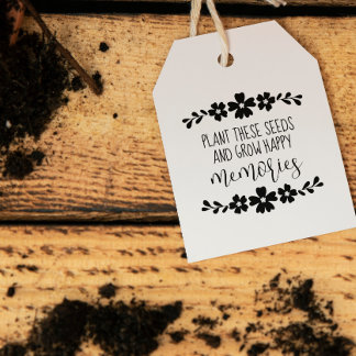 Minnen i folkblommor Växtfrön Grow Lycklig Stämpel
