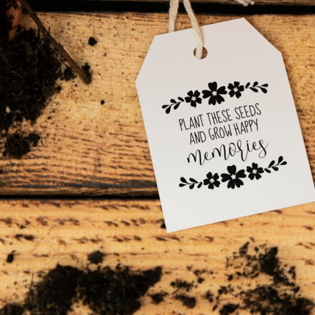 Minnen i folkblommor Växtfrön Grow Lycklig Stämpel (Skapare uppladdad)