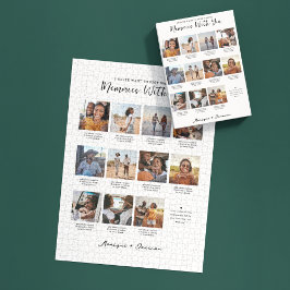 Minnen med dig | 11 Fotokollage Keepsaké Pussel