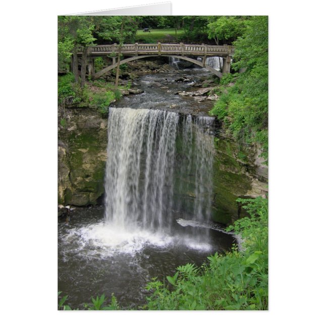 Minneopa Falls Hälsningskort (Framsidan)