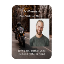 Minnes Anpassad Foto Motorcykel Biker