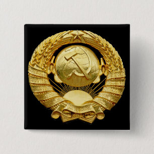 Minnes- emblem för sovjet/för kommunistiskt krig knapp