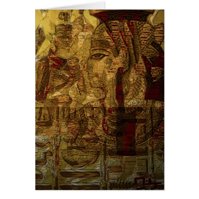 minnes erosion (kortet) hälsningskort (Framsidan)