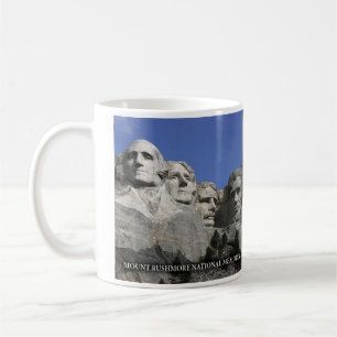 Minnes- historisk mugg för Mount Rushmore