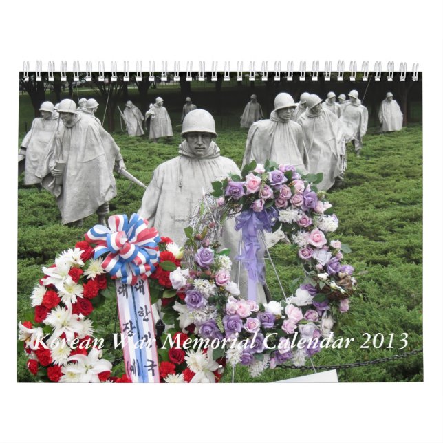 Minnes- kalender 2013 för koreanskt krig (Omslag)