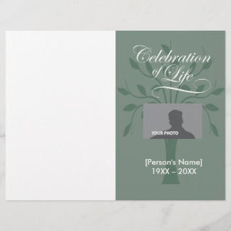 Minnes- program för firandelivets träd