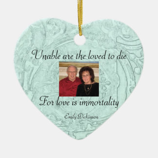 Minnes- prydnad julgransprydnad keramik