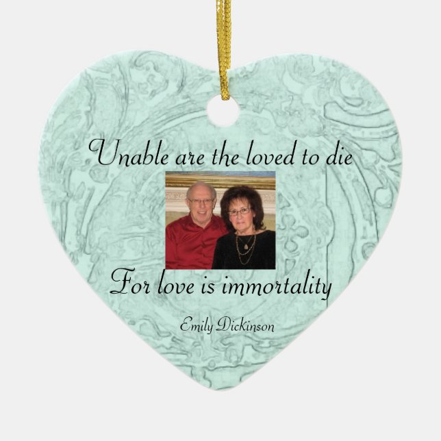 Minnes- prydnad julgransprydnad keramik (Framsidan)