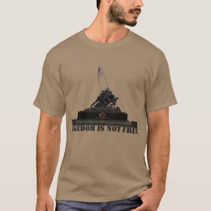 Minnes- T skjorta för marinkorpralkrig T-shirt
