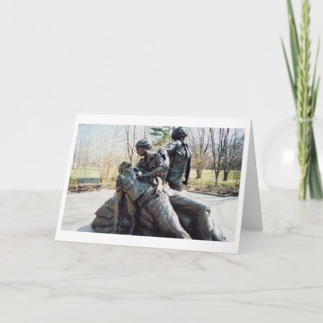 Minnes- Vietnam sjuksköterskor Kort (Framsida)