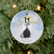 minnesängel hundar vingar foto keramikprydnad