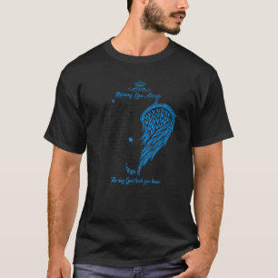 Minnesängelvinge Saknar Dig Alltid Kärleksfullt Me T Shirt
