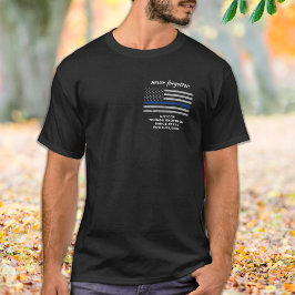 Minnesanteckning för Personlig av ljusblå polistrå T Shirt
