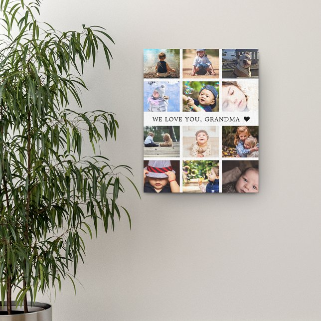 Minnesbild Collage Mamma Canvastryck (Skapare uppladdad)