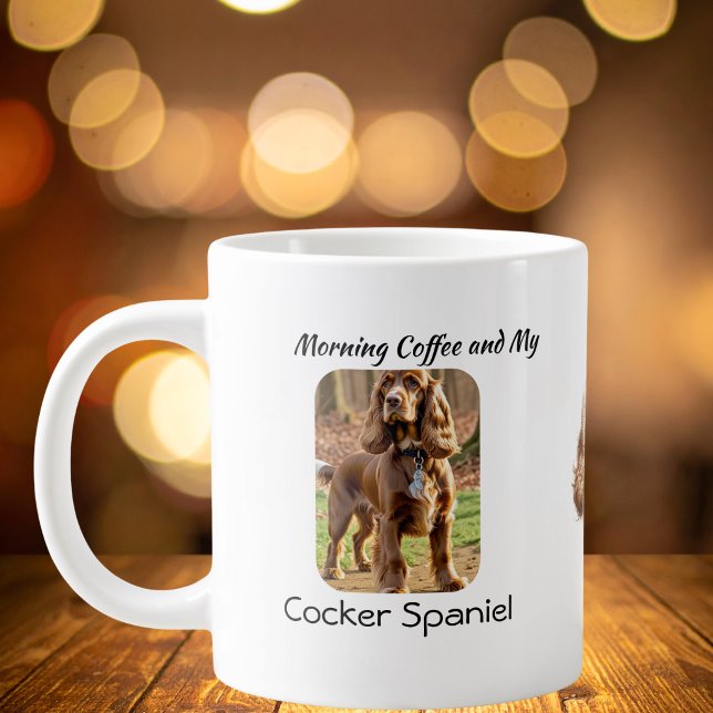 Minnesbild Foto Cocker Spaniel Personlig Jumbo Mugg (Skapare uppladdad)