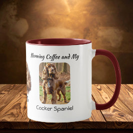Minnesbild Foto Cocker Spaniel Personlig Mugg