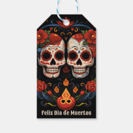 🌹 Minnesblommor: Dia de Muertos 🌹 Presentetikett